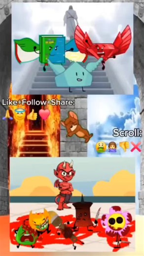 Jesus vs Devil BFDi who wins? #bfdi #beefydie #bfdia #topt #bfb