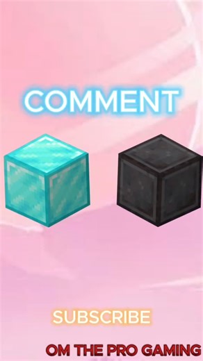 DIAMOND BLOCK VS NETHERITE BLOCK😱#subscribe #minecraft #trendingshorts #diamondblock #netheriteblock