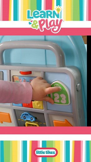 Beep! Beep! The Little Tikes Learn & Play Learning Lane Activity Walker encourages early walking and helps toddlers discover the rules of the road. With an interactive and detachable panel, they can learn shapes, colors, and letters in the car or on the go! Learn more here: https://www.littletikes.com/collections/new/products/learn-play-learning-lane-activity-walker | Little Tikes