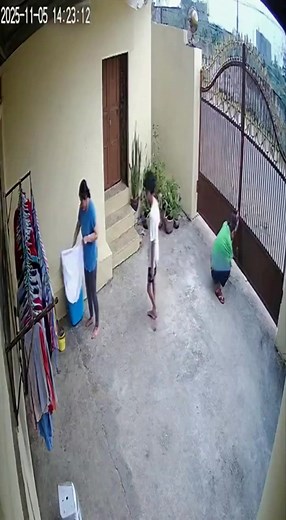 “CCTV captures earthquake shaking courtyard — people rush out for safety ➡️ Watch till the end — you can feel the panic as the ground shakes! A peaceful home courtyard turns chaotic when a strong earthquake hits. Laundry poles vibrate, the metal gate rattles, and people run through it for safety — all caught in 4K CCTV realism. Experience this powerful moment as if you were watching an actual home security recording. earthquake cctv footage, real earthquake caught on camera, earthquake courtyard