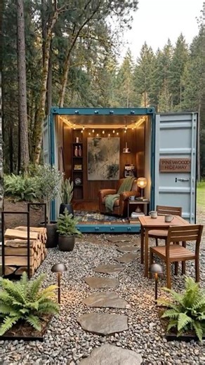 "I turned a RUSTY container into a LUXURY cabin! 😱🏠"