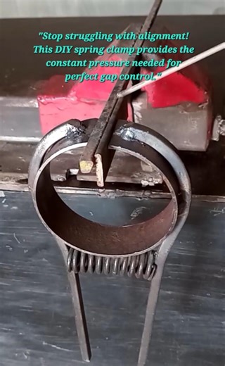 Genius DIY Spring-Loaded Welding Clamp | Essential Tool for Precision Fabrication #WeldingHacks