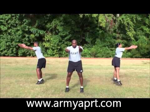 Army high jumper Exercise