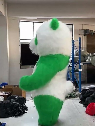 Adult Inflatable Panda Costume – Funny Blow Up Animal Mascot Suit for Halloween & Events