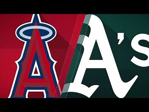 Pinder, 4-run 6th push A's past Angels, 6-4: 6/16/18
