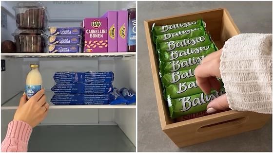 Satisfyingly restocking my fridge and snacks