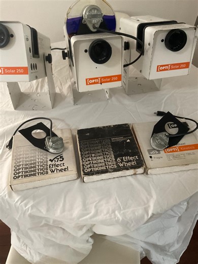X3 Vintage Opti Solar 250 Oil Wheel Projectors - Pick up Only. - Etsy