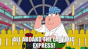 All aboard the Ladybug Express!