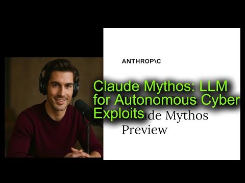 Claude Mythos: LLM for Autonomous Cyber Exploits