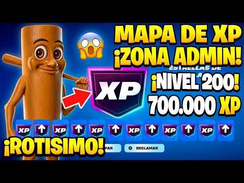 MAPA DE XP 🔥😈 COMO SUBIR DE NIVEL EN FORTNITE RAPIDO 🤩 MAPA XP O MAPAS DE XP FORTNITE TEMPORADA 2