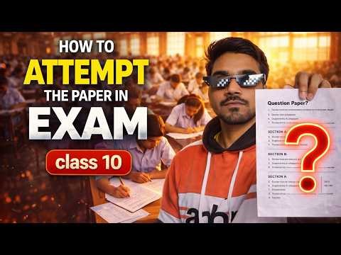 Stop Writing Exams Like This ❌ (Class 10 Guide) / How to attempt boards exam QUESTION PAPER