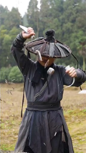 Senior sister finally used her ultimate move. #Wuxia #DouyinFoodCreator