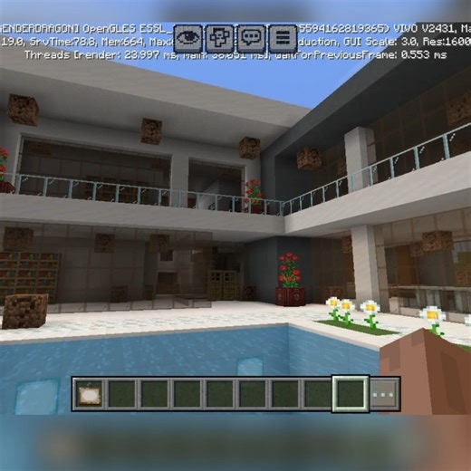 Minecraft Modern House Mod Easy #minecraft Housebuild