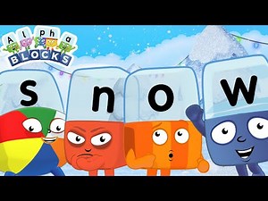 Snowy Weather | Learn to Read | ‪@officialalphablocks‬