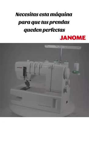 Máquina tapacostura Janome 2000CPX para emprendedores