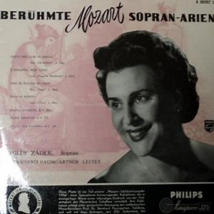 Hilde Zadek, Mozart - Berühmte Mozart Sopran-Arien