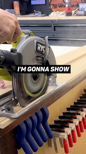 190K views · 1.6K reactions | Quick and dirty guide track for a circular saw. Now, this isn’t a true replacement for a real track saw but it is an option to get a straight cut on longer pieces like plywood or ends of tables, etc. #tools #woodworking | 731 Woodworks | Facebook