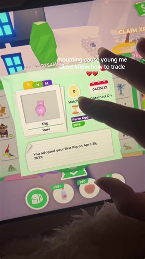 also had a neon pink cat at one point 💔#adoptmetrades | adopt me