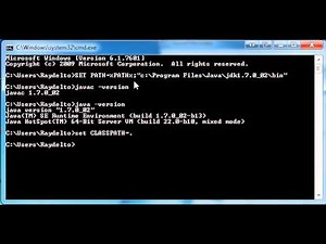 Configurando el entorno Java (Windows) desde la consola