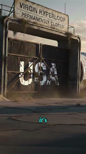 The Tragic Truth of Hyperloop 🚄 #FutureTech #Shorts #ElonMusk