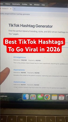 The Best TikTok Hashtags For Going Viral in 2026 #shorts