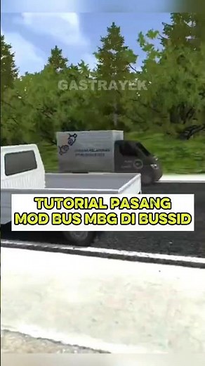 CARA PASANG MOD MBG BUSSID DAPAT TRUK BARU #shorts