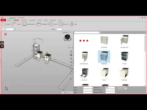 TrunCAD: How to Precisely Position Cabinets? Free Move Feature
