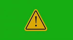 Warning Icon Warning Alert Animation Green Stock Footage Video (100% Royalty-free) 3566809715 | Shutterstock