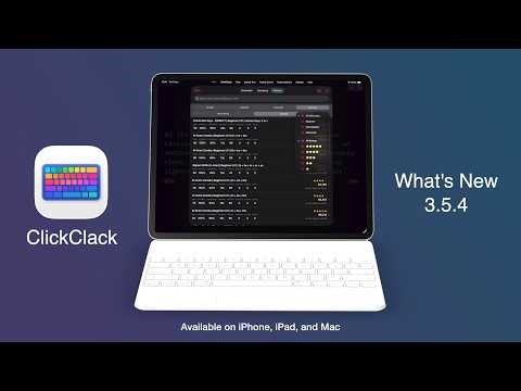 ClickClack 3.5.4: Smoother Multilingual Typing & Redesigned History Stats