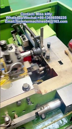 Easy-to-operate M4 screw heading machine #machine #fasteners