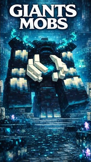 Minecraft pe Small vs Giants Mobs Moment 💀 #shorts #minecraftshorts #mobs