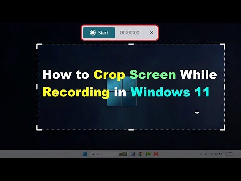 How to Crop Screen Recording on Windows 11 for Free