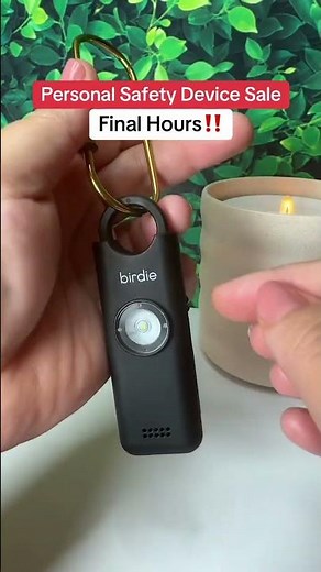 She’s Birdie–The Original Personal Safety Alarm for Women by Women–Loud Siren, Strobe Light and Key