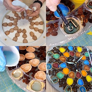 How Incredible is this Clock Made out of Nuts 🤯🥜🔥 | Simple