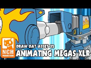 Draw Dat Asset: ANIMATING MEGAS XLR. (Robot Transformation sequence)