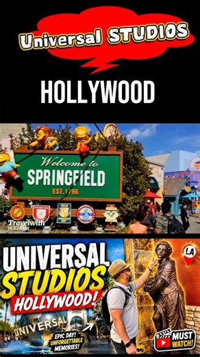 🎬FIRST STOP at Universal Studios Hollywood! 😍🔥 You Won’t Believe Where I Went
