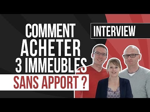 Comment acheter 3 immeubles sans apport ?
