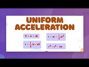 Uniform Acceleration — LearnStalk Biology