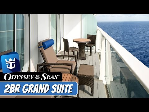 Odyssey of the Seas | Grand Suite With Two Bedrooms | Full Walkthrough Tour & Review 4K