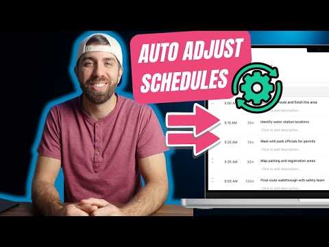 How to Build an Event Run of Show That Updates Itself