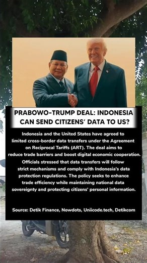 Indonesia–US Data Transfer Deal Sparks Privacy Debate #indonesia #unitedstates #dataprivacy