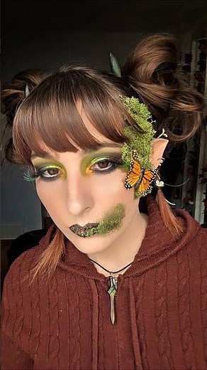 Creative Makeup | Forest Nymph | Indie Makeup | Cosmic Beauty | Cosplay Makeup