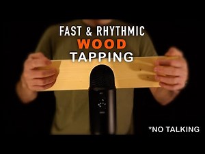 ASMR Fast & Rhythmic Wood Tapping (No Talking)