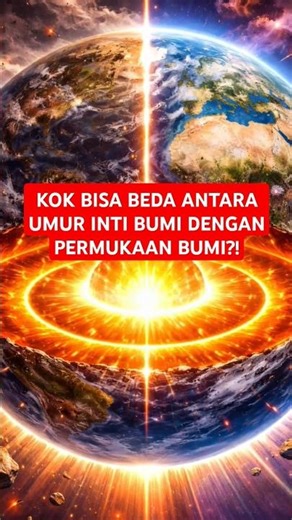 Kenapa Inti Bumi Ketinggalan Waktu? Jawabannya Ngeri #faktaunik #sains #faktamenarik #misteribumi
