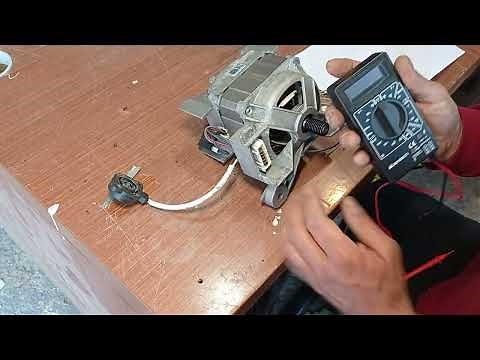 Identifier les fils d' un moteur universel de lave linge :branchement et fonctionnement