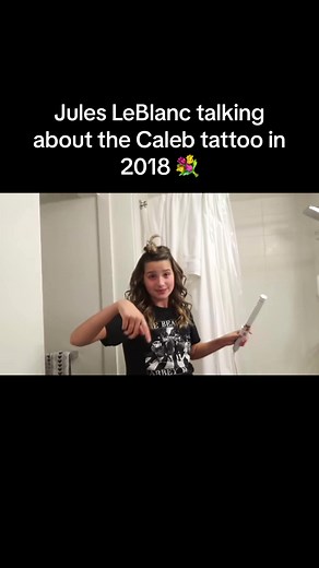 Jules LeBlanc Discussing Caleb Tattoo History | 2018 to 2022