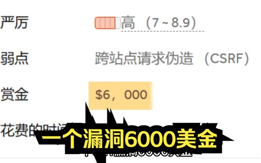 【1洞躺平】挖洞实现财富自由之路8：CSRF漏洞攻击刨析梳理和学习资源分享。