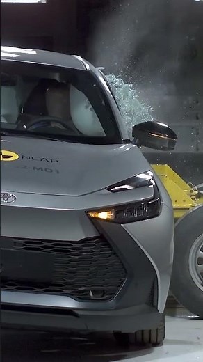 TOYOTA C-HR SIDE IMPACT CRASH TEST #crashtest #ancapsafety