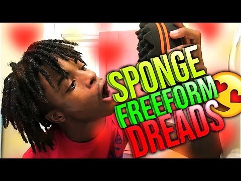 HOW TO: Get FreeForm Dreads INSTANTLY! SPONGE METHOD *UNDER 10 MINS*