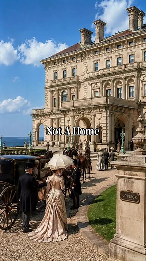 70 rooms. 44,000 sq ft. Cornelius Vanderbilt II built the Breakers in Newport Rhode Island in 1895 — a Gilded Age mansion used six weeks a year. This is how old money actually worked. #TheBreakers #VanderbiltFamily #NewportRhodeIsland #GildedAgeHistory #GildedAgeMoney